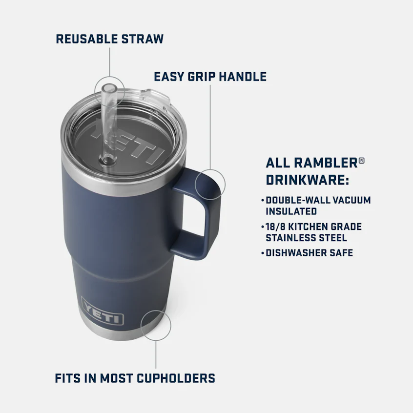 Rambler® 25 oz (739 ml) Straw Mug - Image 4