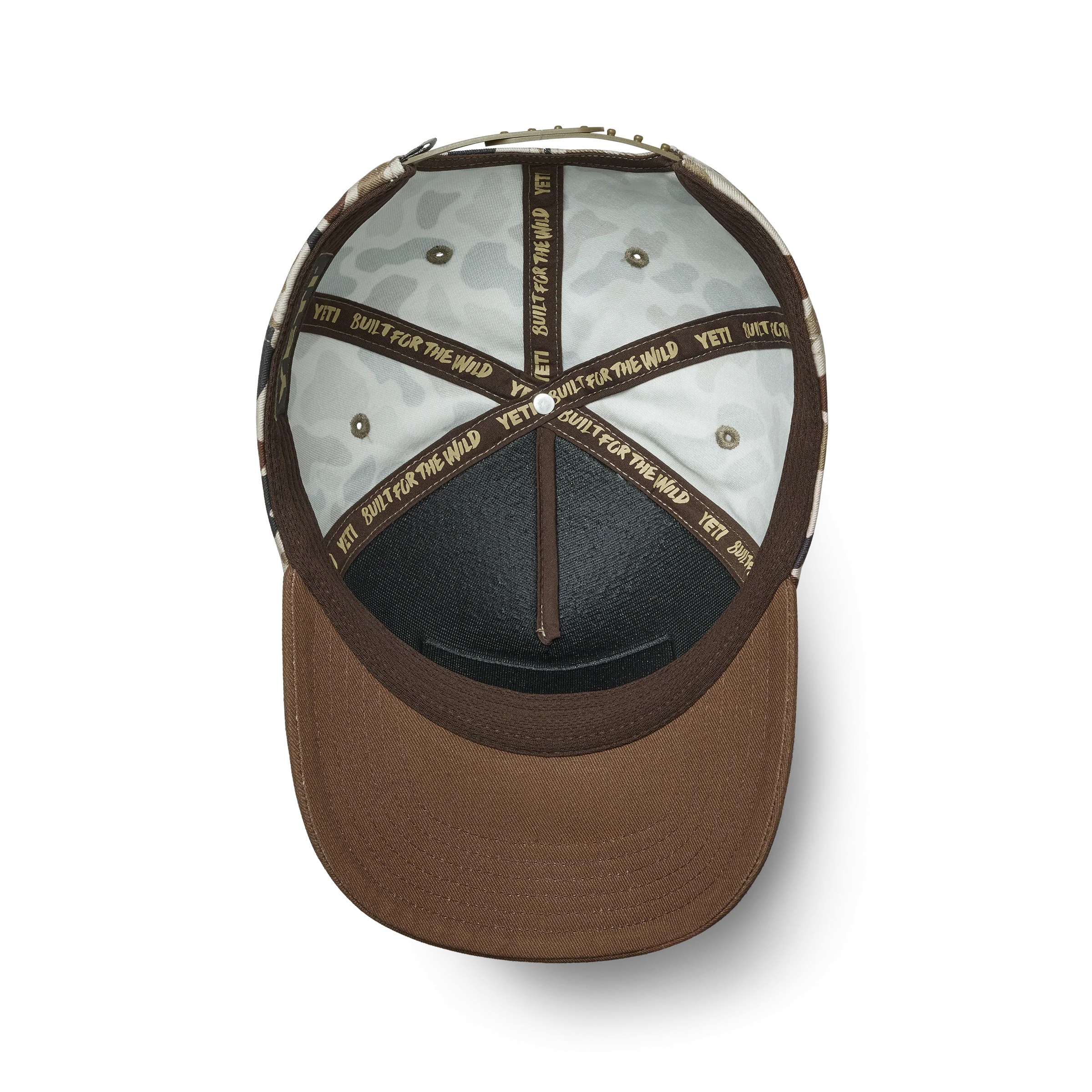 YETI® Wetlands Camo Logo Badge Mid Pro Flat Brim Hat - Image 5